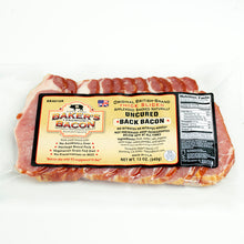 Load image into Gallery viewer, Baker's Bacon uncured bacon thick sliced