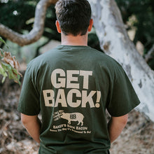 Load image into Gallery viewer, Baker&#39;s Bacon merch - Get Back T-shirt

