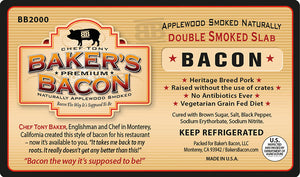 Image of Double Applewood Smoked Slab Bacon (2lb)