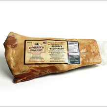 Load image into Gallery viewer, Baker's Bacon Uncured Back Bacon Slab BB4000