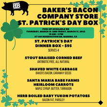 Load image into Gallery viewer, Baker&#39;s Bacon St Patrick&#39;s Day

