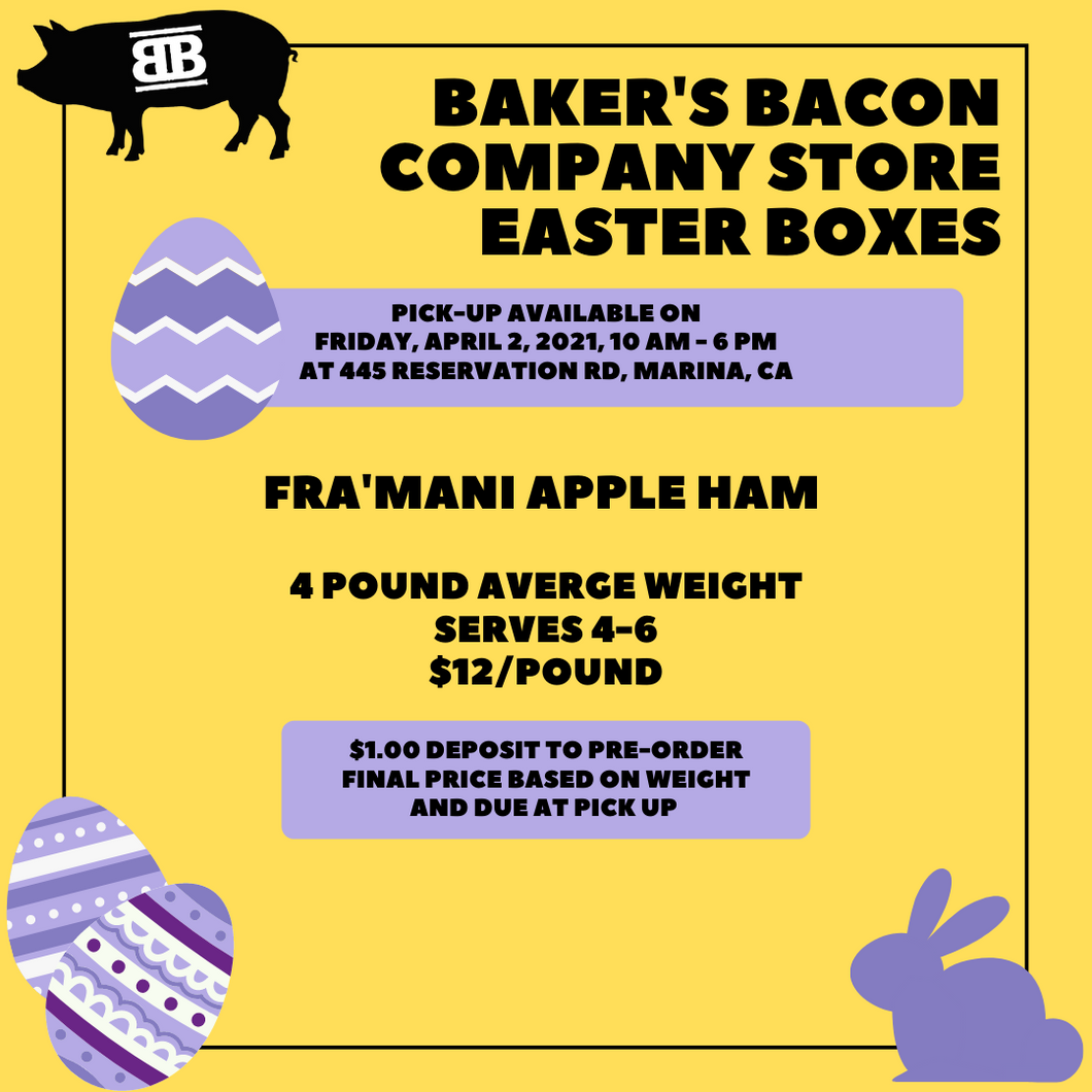 Baker's Bacon Easter Box Fra'Mani Ham