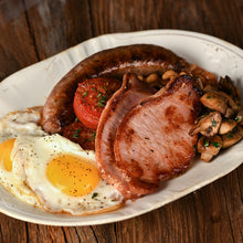Load image into Gallery viewer, Baker&#39;s Bacon Uncured Back Bacon English Breakfast

