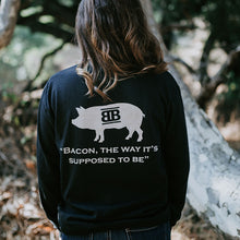Load image into Gallery viewer, Baker&#39;s Bacon merch - long sleeve shirt
