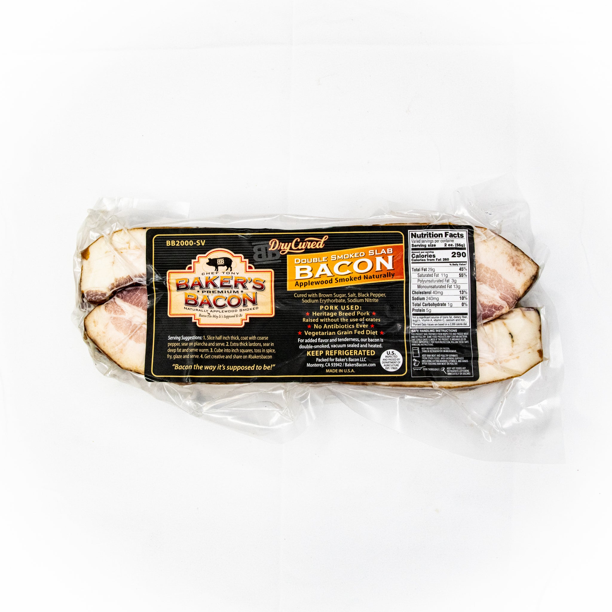 Buy Sliced Vide Bacon | Baker's Bacon